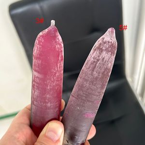 Vente en gros de rubis synthétiques en corindon brut, cylindres non taillés, matière première pour la fabrication de bijoux DIY - Product Image 1