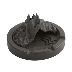 Cendrier en ciment personnalisé original avec couvercle anti-poussière ornement de maison créatif pour salon chez l'habitant article décoratif de bureau - Product Image 1