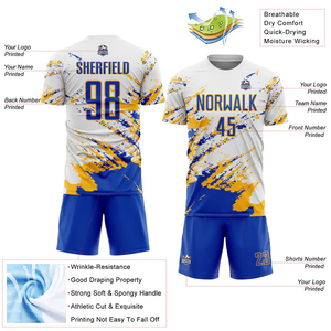 Kaos Sepak Bola Berkualitas Jahitan Ganda yang Tahan Lama - Product Image 3