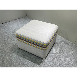 High Quality Custom Foshan Designer Favorite Bedroom Living Room Furniture White Square Fabric <b>Stools</b> & Ottomans Designer Favori - Product Image 1