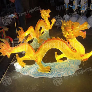 Lampe sculpturale LED motif dragon IP65 pour extérieur, idéale pour le Festival des Lanternes, les parcs et les projets paysagers - Product Image 2