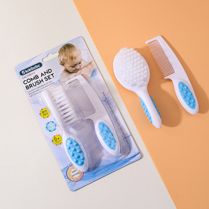 Juego de Cepillo y Peine <span class=keywords><strong>para</strong></span> Bebé, Libre de BPA, Cepillo <span class=keywords><strong>para</strong></span> Cabello de Recién <span class=keywords><strong>Nacido</strong></span>, Peine Infantil, Masajeador de Cabeza, Juego de Peines <span class=keywords><strong>para</strong></span> Niños - Product Image 4