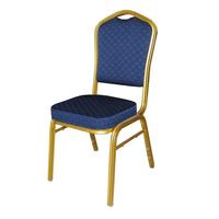 Chaise de Restaurant Fabriquée en Chine, Robuste et Résistante, pour Salle de Réception, Structure Métallique Dorée, Chaise de Banquet Empilable à Vendre