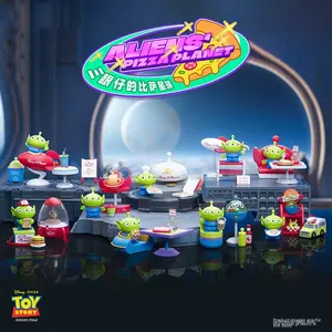 52TOYS <span class=keywords><strong>Toy</strong></span> <span class=keywords><strong>Story</strong></span> <span class=keywords><strong>Aliens</strong></span>' Pizza Planet Figurines en PVC Boîte Mystère 12+ Jouets Tendance Ornements Cadeaux - Product Image 4