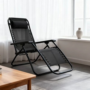 Wholesale Outdoor Beach Lounge <strong>Chair</strong> Adjustable Zero Gravity <strong>Recliner</strong> Portable Folding Garden <strong>Deck</strong> <strong>Chair</strong> for Villa &amp; Hotel Use - Product Image 3