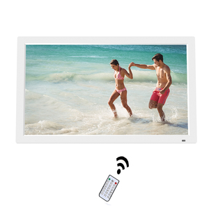 Pantalla de gran tamaño de 21,5 pulgadas compatible con USB SD colgante de pared electrónico reproducción de bucle de imagen de vídeo descarga gratuita marco de fotos Digital - Product Image 1