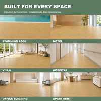 Carrelage en céramique imitation bois 600x600mm, grain de pin, imperméable, isolation thermique pour hôtel, villa, appartement, bureau, immeuble
