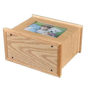 Özel ahşap <span class=keywords><strong>Pet</strong></span> anıt hatıra <span class=keywords><strong>Urns</strong></span> fotoğraf kutusu <span class=keywords><strong>Pet</strong></span> kremasyon çömleği bellek ve koleksiyon için - Product Image 2
