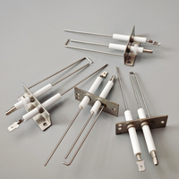Électrode d'allumage universelle à 3 broches 7 mm 50 mm en céramique, remplacement de bougie d'allumage pour four commercial, brûleur à gaz, chaudière, pièces de rechange