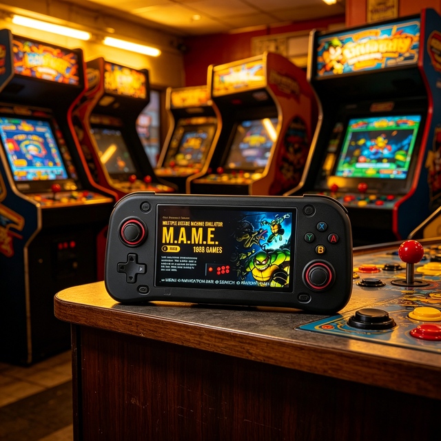 Economical Gaming Handheld Console Sleek Retro Game Console Handheld with Built-in Games for Casual Relaxation