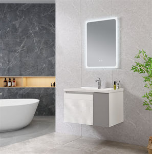 Lujo estilo moderno Hotel baño inodoro muebles Pvc baño vanidad gabinete con <span class=keywords><strong>precio</strong></span> de fábrica competitivo - Product Image 2