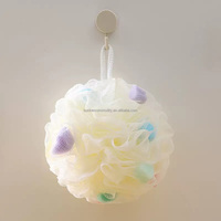 Éponge de bain en filet de nylon avec logo personnalisé, éponge de bain en forme de boule, éponge de bain en forme de sling, éponge de bain en forme de loofah, éponge de bain en maille, éponge de bain pour le dos, éponge de bain pour la douche