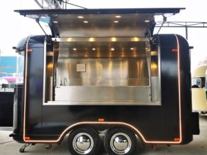 Cuisine mobile de luxe SLUNG pour camion de restauration rapide, bar à glaces et café, équipement <span class=keywords><strong>multi</strong></span>-<span class=keywords><strong>cuisson</strong></span>, garantie 1 an, acier inoxydable durable - Product Image 1