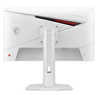 Monitor LCD Gaming MAG274QRFW X32 27-inci 2K 60Hz IPS yang Dapat Diputar dan Tingginya Dapat Disesuaikan, Waktu Respons 1ms, 99% SRGB Putih