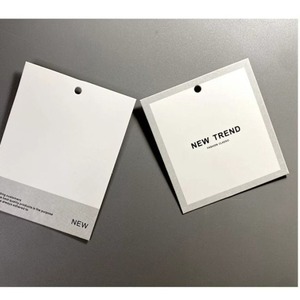 Với Logo Tùy Chỉnh Quần Áo Nhãn Quần Áo Hangtags In Nhãn Hàng May Mặc Giá Tag Sang Trọng Treo Tag Quần Áo Tag May Mặc Tag - Product Image 6