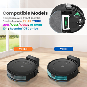 Almohadillas de Repuesto para Robot Aspirador y Fregasuelos iRobot <span class=keywords><strong>Roomba</strong></span> Combo Essential Y0140 / Y0110 / Q011 / Q012 / Q052 / <span class=keywords><strong>Roomba</strong></span> 104 / 105 Combo - Product Image 6