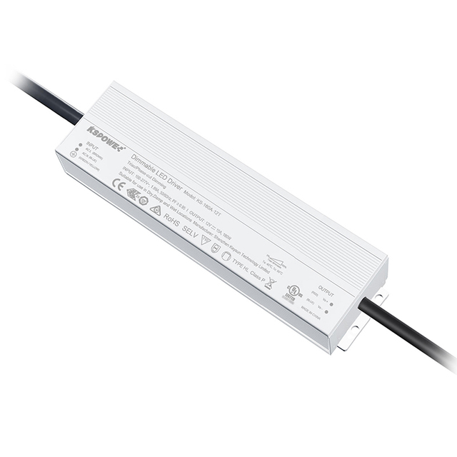 Factory IP67 Waterproof Flicker-Free High PFC LED Driver 12V180W Triac Dimmable Single Output for LED Lighting