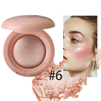 Palette de maquillage illuminatrice scintillante, poudre bronze illuminatrice sans cruauté animale