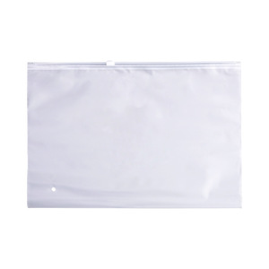 Sac de shopping en gros avec fermeture éclair, en PVC/PE, réutilisable, thermosoudé, personnalisable avec logo, pour l'expédition de vêtements et de sous-vêtements - Product Image 5