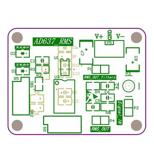 Module convertisseur RMS-DC large bande haute précision AD637 – Détecteur de valeur efficace pour produits de communication et de réseautage - Product Image 5