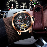 Montre mécanique sportive automatique de luxe pour homme, étanche, mode affaires, ciel étoilé, montre mécanique pour homme