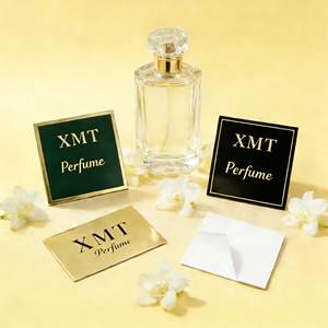 Étiquettes de flacons de parfum cosmétiques de luxe avec logo personnalisé, autocollants métalliques haut de gamme, aluminium gaufré or, argent, or rose, mat, cadre photo - Product Image 6