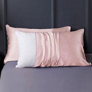 Hot 22 mm enveloppe de <span class=keywords><strong>soie</strong></span> <span class=keywords><strong>taie</strong></span> <span class=keywords><strong>d</strong></span>'<span class=keywords><strong>oreiller</strong></span> des deux côtés Super doux pour les cheveux <span class=keywords><strong>taie</strong></span> <span class=keywords><strong>d</strong></span>'<span class=keywords><strong>oreiller</strong></span> roi Durable avec fermeture <span class=keywords><strong>d</strong></span>'enveloppe - Product Image 5