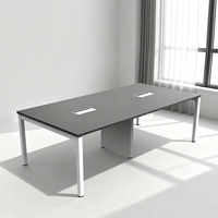 Poste de travail de bureau compact pour 2/4/6 personnes avec sièges en face, mobilier de bureau pour le bureau et les réunions