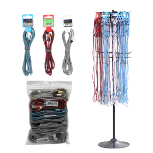 Bán Sỉ Cáp Sạc Usb Có Móc Cáp Sạc Nhanh Bằng Hợp Kim Chịu Nhiệt USB A Sang Loạ<span class=keywords><strong>i</strong></span> C - Product Image 2