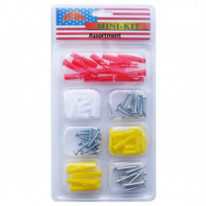 Mini Kit Assortment 6-8mm Plugs And <b>Screws</b> For Wood Projects - Product Image 1