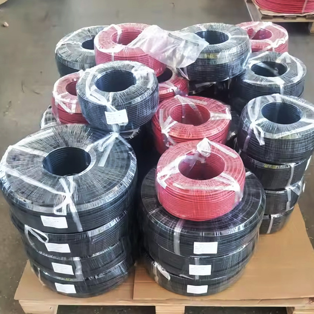 TUV Certification 4mm2 6mm2 10mm2 16mm2 H1z2z2-k 1500V Tinned Copper Dc Pv Photovoltaic Solar Wire Cable for Solar Panels