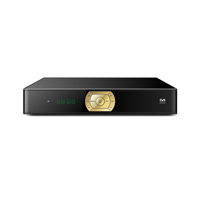 China Supplier Digital HD H.264 DVBS2 Satellite Tv Receiver Connect With Smart TV