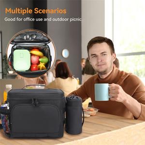 Portable Heavy Duty <b>Large</b> 600D Insulated Waterproof Fashion Letter Soft <b>Cooler</b> <b>Bag</b> 20L Camping Picnics Travel Beach Food Lunch - Product Image 2