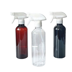 In Stock 500ml 17oz Custom PET Empty Trigger Car Cleaning Plastic Black Spray <b>Bottle</b> - Product Image 1