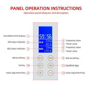 Panel de Terapia de Luz Roja de 600W OEM/ODM, Dispositivo de Infrarrojo Cercano de Cuerpo Completo para Recuperación y Bienestar - Product Image 6