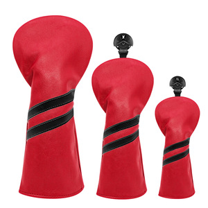 <b>Golf</b> Club Head Covers - 3 Pcs <b>Golf</b> Accessories Club Covers Set for Woods and Driver Fairway Hybrids with Interchangeable Tags - Product Image 4
