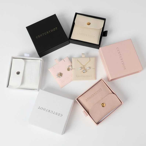 Sang Trọng Tùy Chỉnh Hộp Đồ Trang Sức Tổ Chức Chất Lượng Cao Jewely Hộp Vòng Cổ Nhẫn Quà Tặng Hộp Đồ Trang Sức Bao Bì - Product Image 2