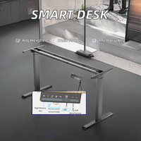 D-1SR2 Meilleure vente : Piétement de bureau électrique réglable pour position assise-debout, avec système de levage à 2 niveaux et hauteur réglable
