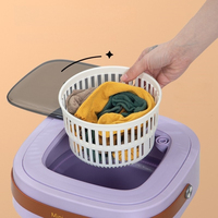 Haute qualité Portable pliable bébé vêtements sous-vêtements chaussettes Mini Machine à laver