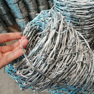 <span class=keywords><strong>ลวดหนาม</strong></span>ชุบสังกะสีลวดสเตนเลสป้อง<span class=keywords><strong>กัน</strong></span>สนิมทนทานป้องกันการโจรกรรมสำหรับฟาร์มผู้จำหน่ายระดับมืออาชีพ - Product Image 1