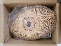 Lampe suspendue tissée de style japonais, luminaire décoratif moderne pour salle de thé zen
