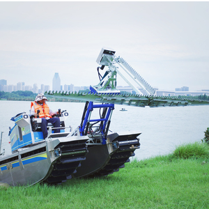 <span class=keywords><strong>Coupe</strong></span>-herbe amphibie automatique haute performance à moteur hydraulique pour l'élimination professionnelle de la végétation aquatique lourde dans les réservoirs - Product Image 6