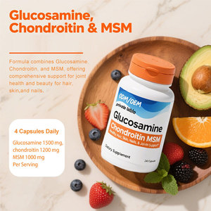 OEM/ODM Glucosamine <span class=keywords><strong>Chondroitin</strong></span> MSM kapsüller erkekler kadınlar için sağlıklı eklem fonksiyonu ve konfor olmayan gdo destekler - Product Image 3
