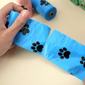 Sacs à déjections pour animaux de compagnie écologiques et luxueux, anti-fuite, biodégradables, sacs à ordures pour animaux de compagnie, 4 rouleaux, produits pour animaux de compagnie de premier choix - Product Image 3
