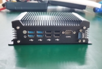 Mini PC de Aluminio, 2 LAN, 8*USB, WIFI5, 2*HD, Pantalla Dual, DDR4, NVME, Sin Ventilador, Resistente, Computadora Integrada en Caja, Win11, IOT Enterprise