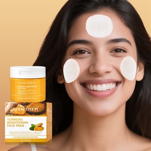 Discos de Algodón Tónicos Faciales Hidratantes, Antiarrugas, Iluminadores con Cúrcuma para el Cuidado de la Piel, en Formato de Mascarilla, para Todo Tipo de Piel - Product Image 2