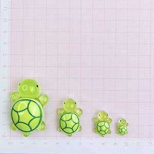 2025 mejor precio tortuga luminosa tortuga lindo adorno de color gelatina accesorios decorativos fluorescentes 5cm gran oferta - Product Image 6