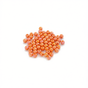Ilan Abalorios Perline acriliche arancioni da 8 mm 19 g per la creazione di gioielli - Product Image 2