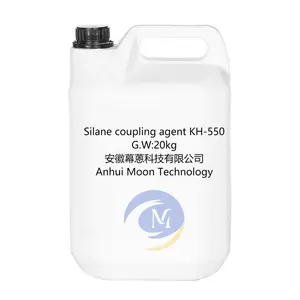 3-एमिनोप्रोपिलट्रीथॉक्सिसिलेन KH-550 का उपयोग ग्लास फाइबर उपचार एजेंट और रबर और धातु के बॉन्डिंग टैकीफायर में किया जाता है