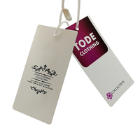 Impression personnalisée UHF RFID vêtements étiquette magasin vêtements gestion UHF RFID vêtements/sac étiquette volante